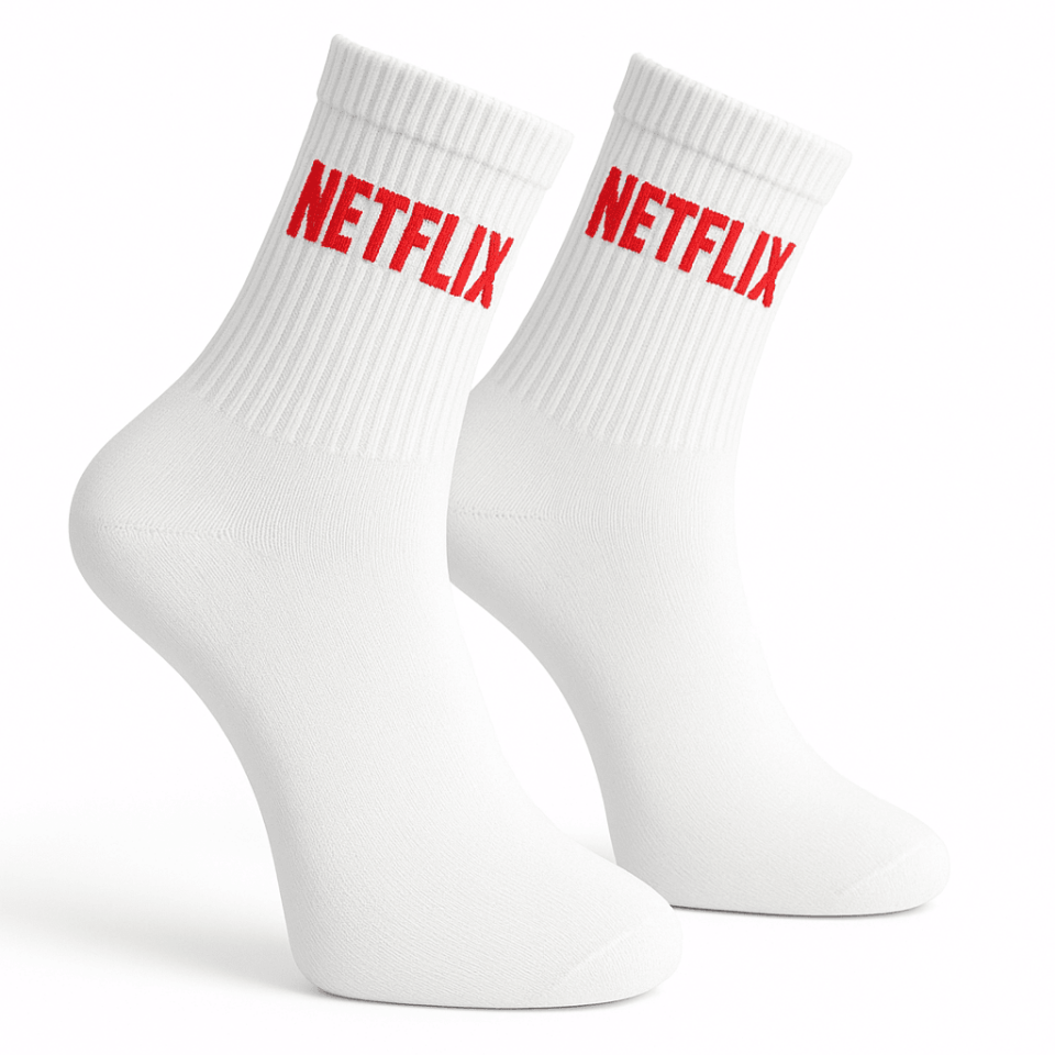Netflix Yazılı Kolej Çorap