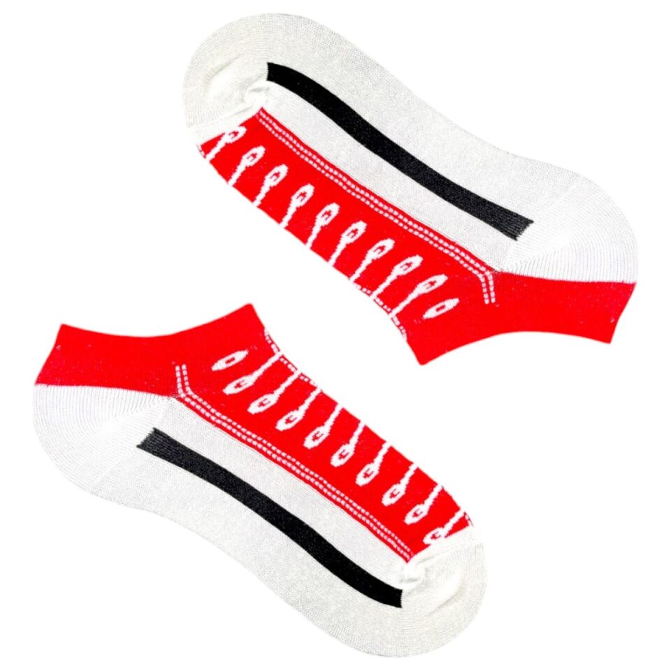 Converse Temalı Patik Çorap