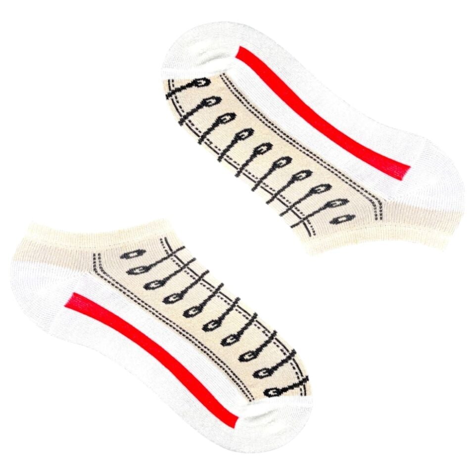 Converse Temalı Patik Çorap