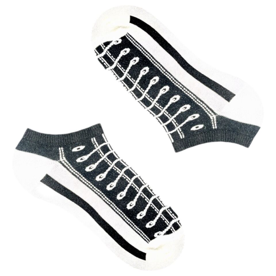 Converse Temalı Patik Çorap